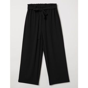 H&M tie belt ankle length dress pants